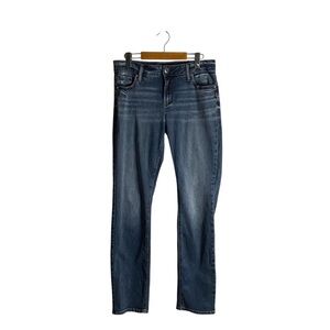 Silver Jeans Co. Women's Western Elyse Straight Denim Jeans